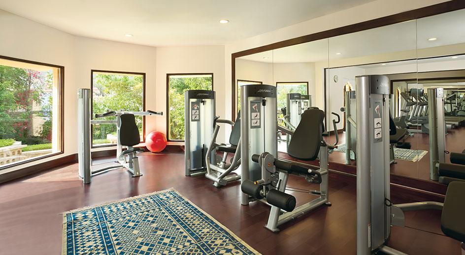 트라이던트 자이푸르 호텔 외부 사진 The gym at the Taj Bengal